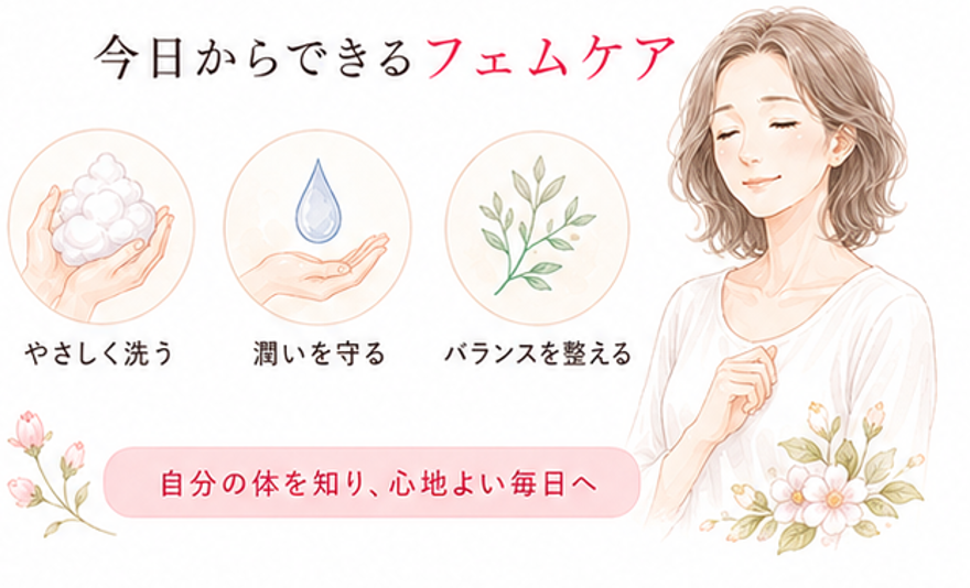 今日からできるフェムケア