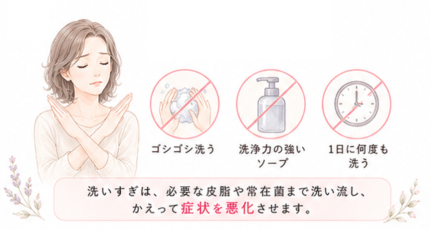 洗いすぎ注意