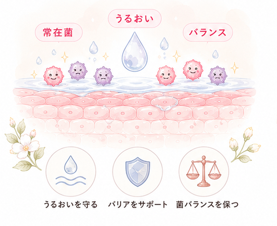 菌バランスを保つ